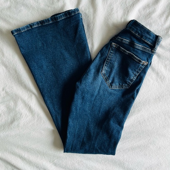 Topshop Jamie Flare Women’s Jeans Size 26 – Dark Wash - Picture 4 of 8